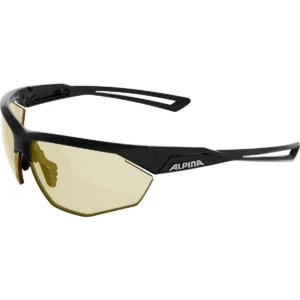 Brille Alpina Nylos HR black matt yellow