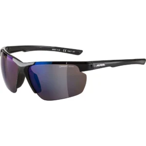 Brille Alpina Defey HR black / ceramic mirror blue