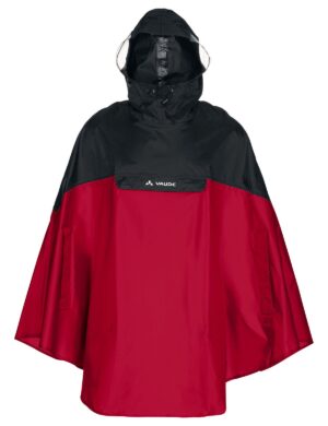 Regenponcho Vaude Covero II red