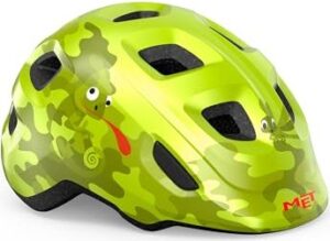 Helm Met Hooray lime chameleon Größe 46-52 cm