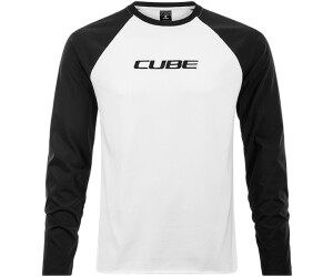 Shirt Cube Organic Longsleeve black white