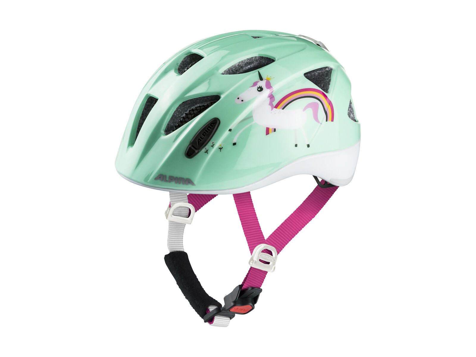 Helm Alpina Ximo Flash mint unicorn Größe 47-51 cm