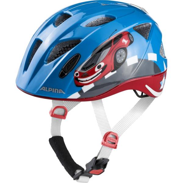 Helm Alpina Ximo Flash red car Größe 47-51 cm